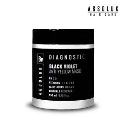 Absoluk Diagnostic Black Violet dzeltenā toņa neitralizējoša maska 250ml